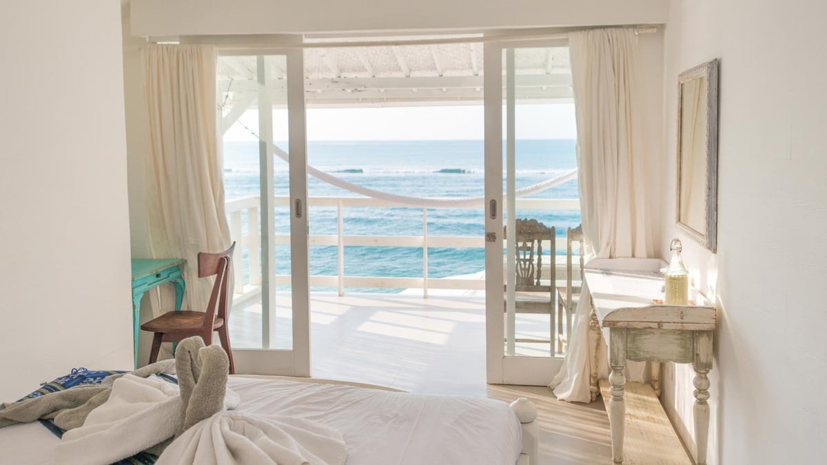 °宾艮海滩2个带吊床的漂亮房间