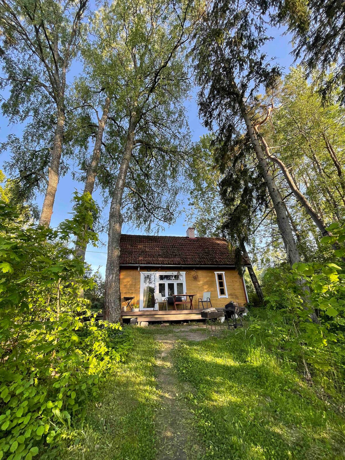 Sauna house in the nature