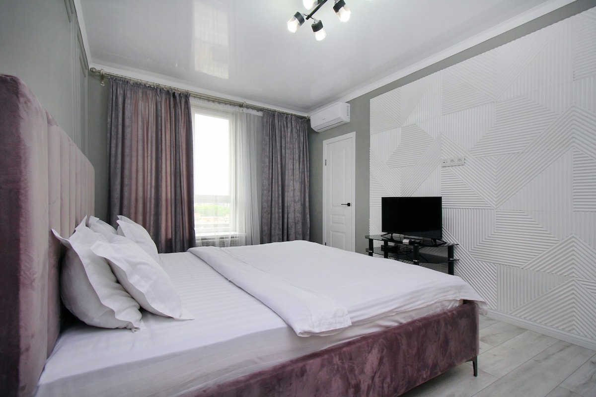 宽敞的全新单卧室住宅区「Raiymbek」