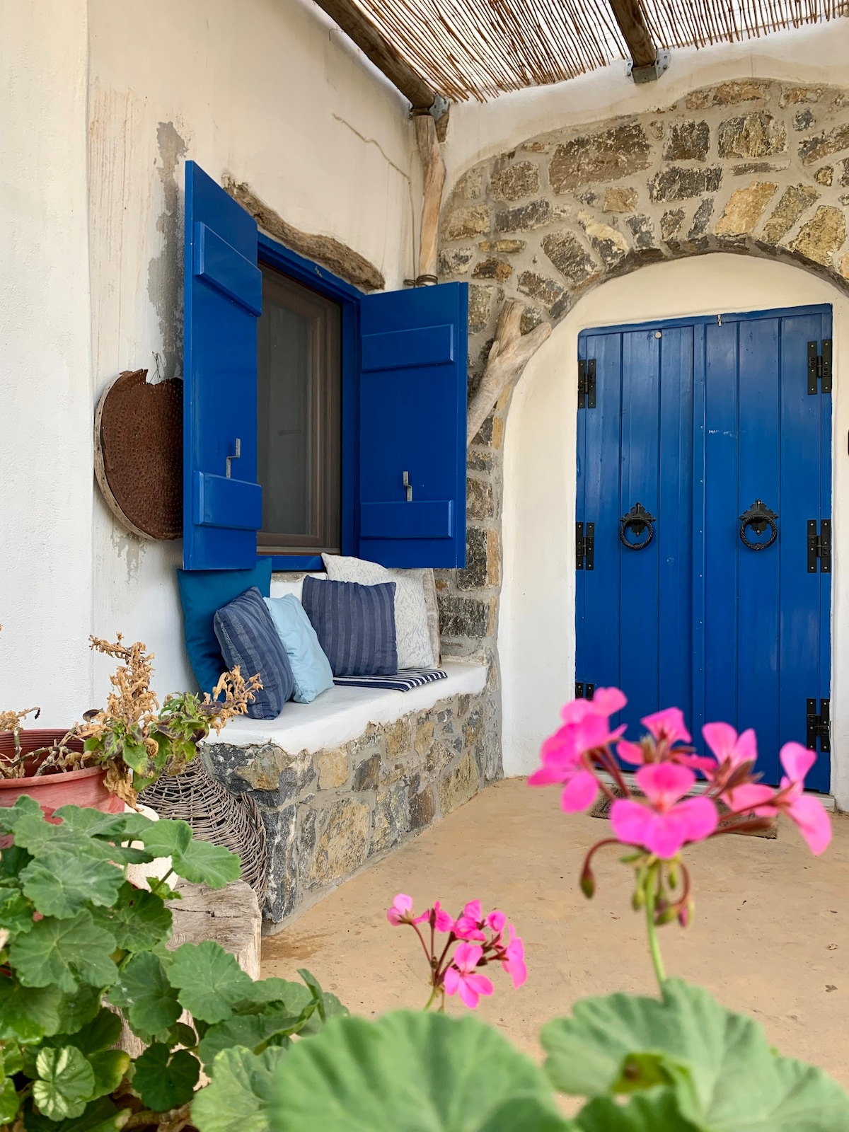 Comfortable coziness in authentic Greek village