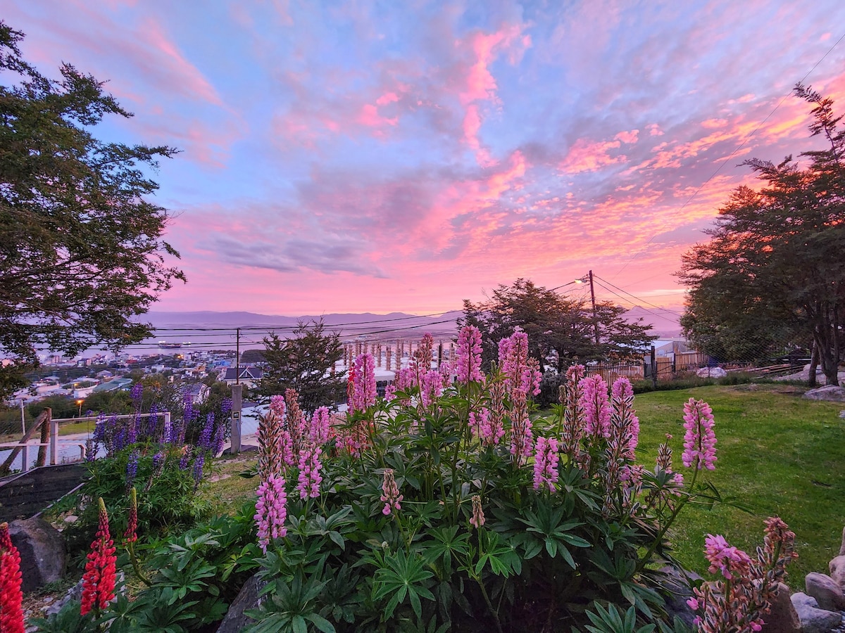 ¡Great view! Sunset at the Beagle Channel