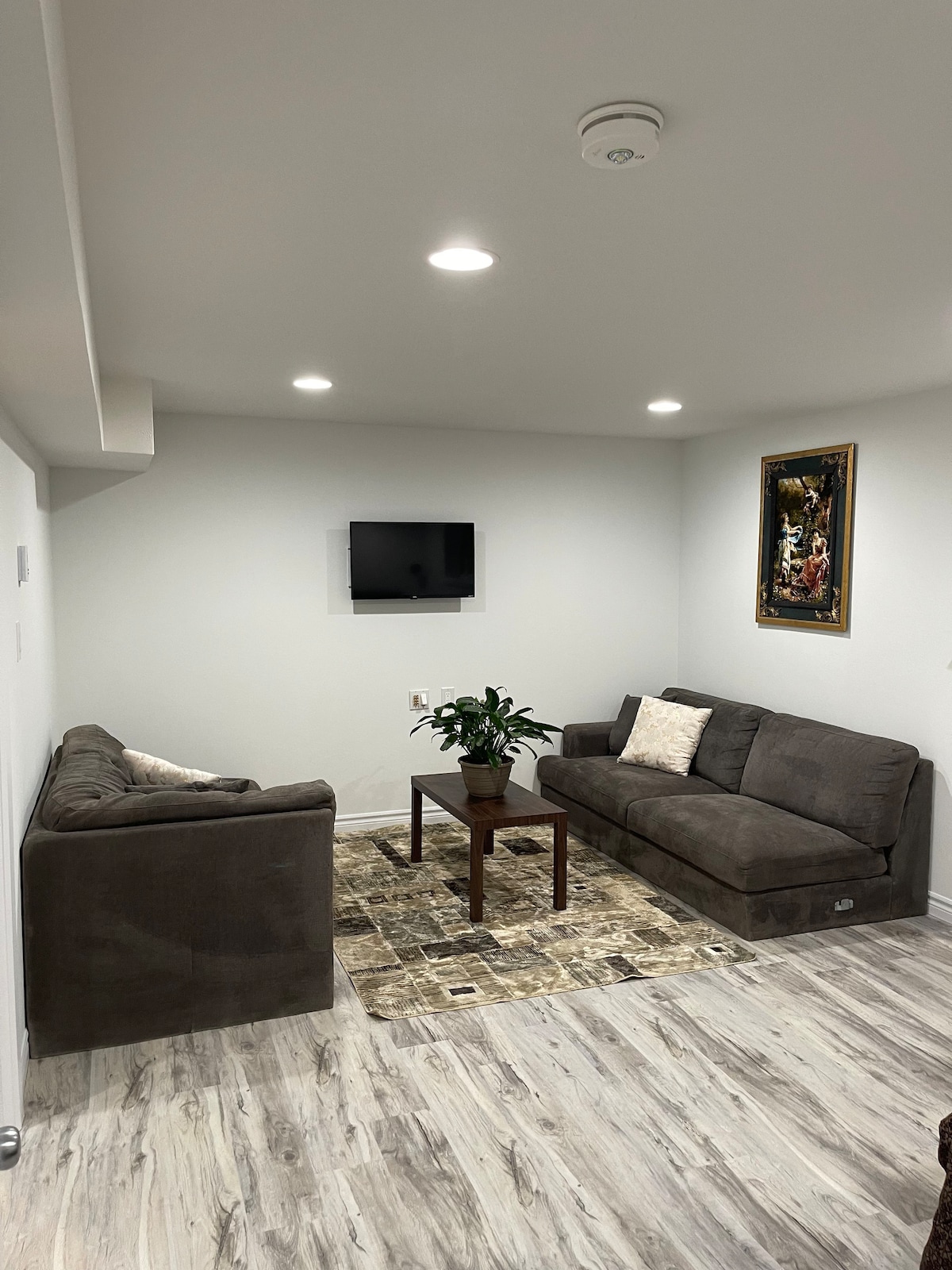 Stunning/modern basement  (separate entrance)