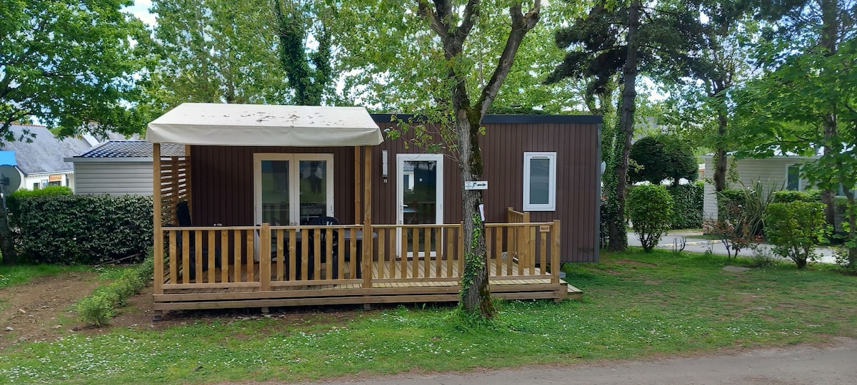 mobil home a carnac tout confort et tout équiper!