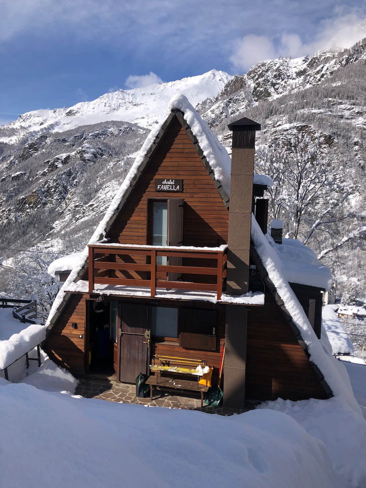 Chalet charme vista panoramica sauna idromassaggio