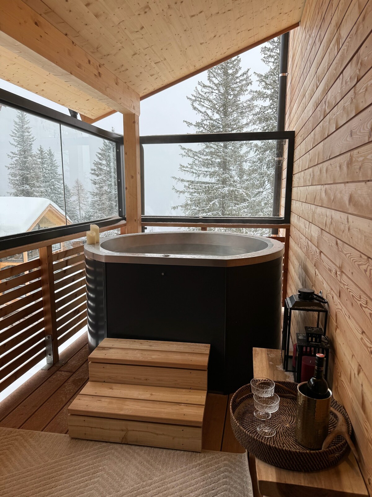 Luxe chalet met sauna & hot tub