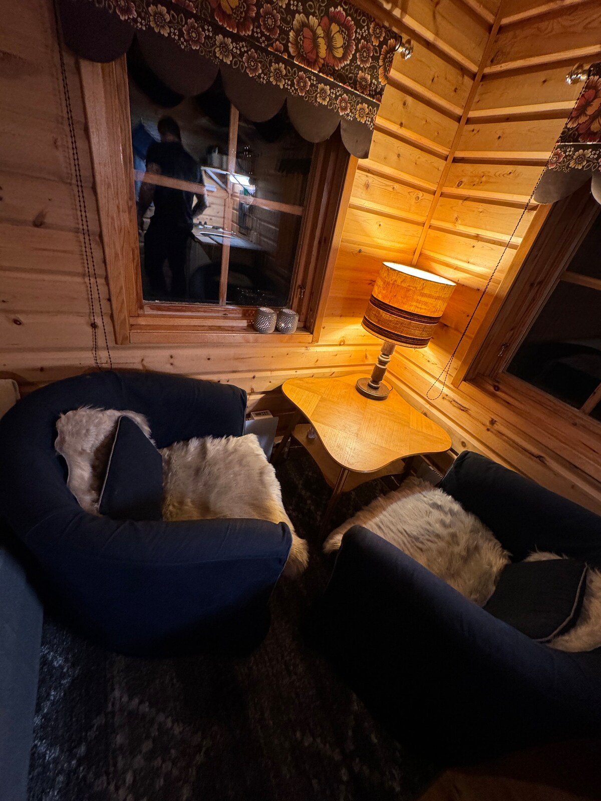 Northern Light Cabin with sauna by Torneriver