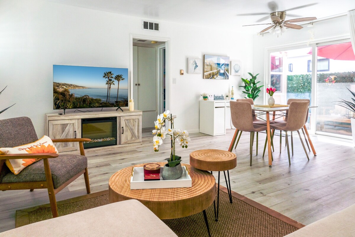 Beachside Haven: 1BR Oasis w/ King Bed & EV Charge