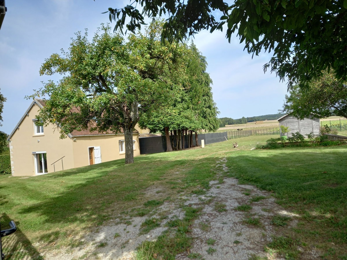 Maison calme à la campagne