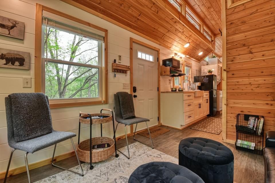 The Cataloochee Tiny Home on the Pigeon River