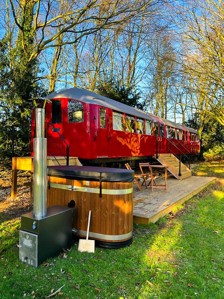 Stay in a converted 1938 London Tube Carriage