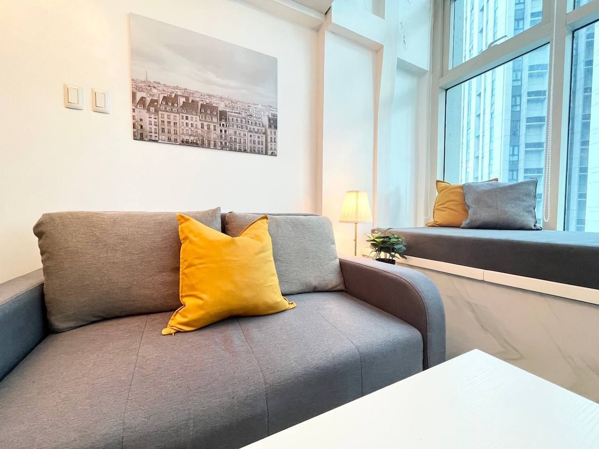 Chic 1BR Loft in Ortigas w/ Netflix & WashingMchn