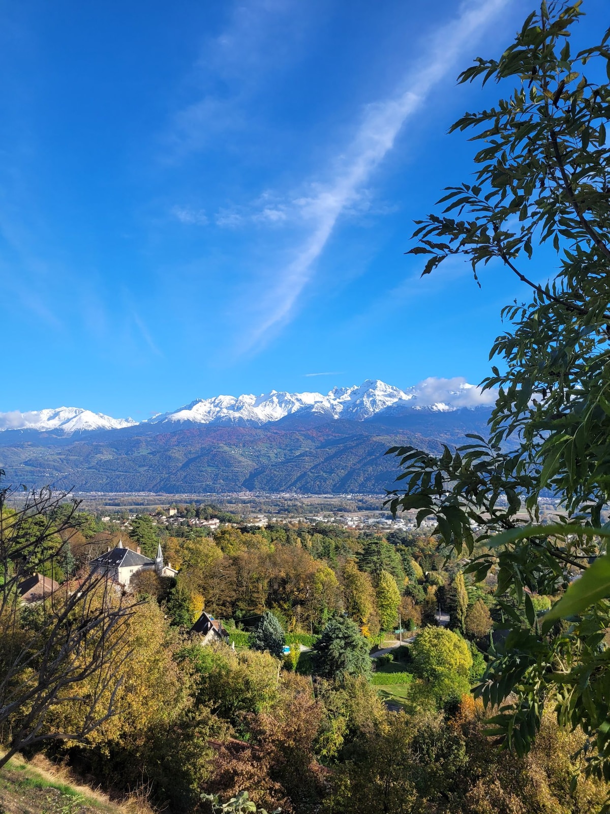 Magnifique vue sur Belledonne