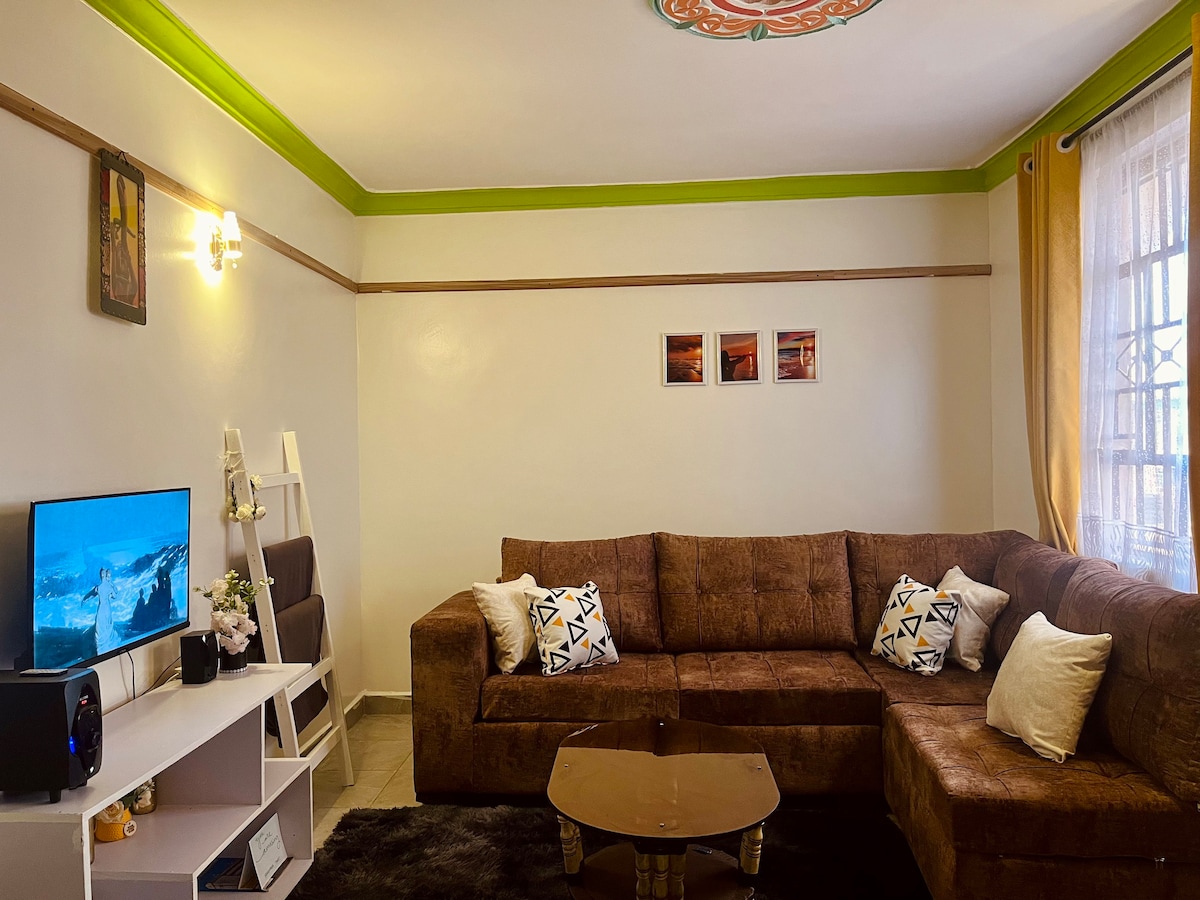 Naivasha>1bdrm+wifi+parking+workspace 5min to>Mall