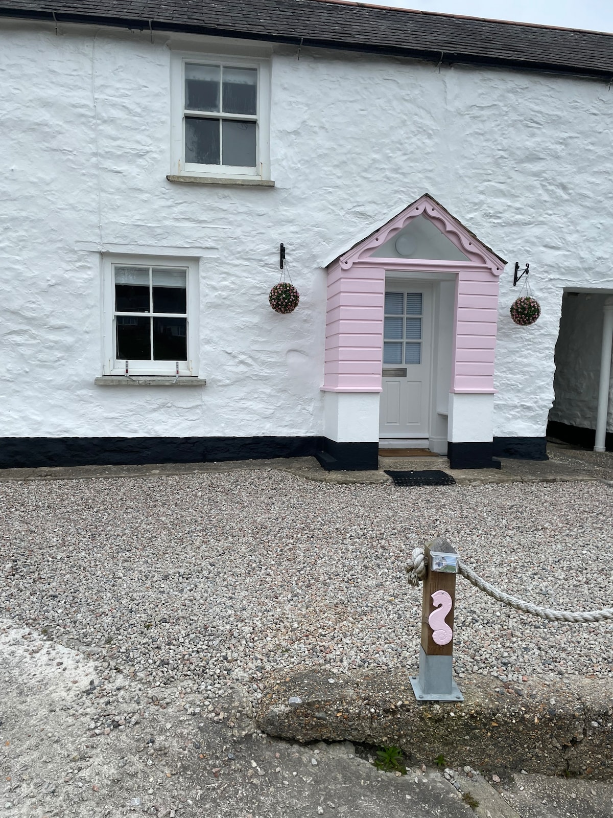 Charlestown Cornwall sea view cottage