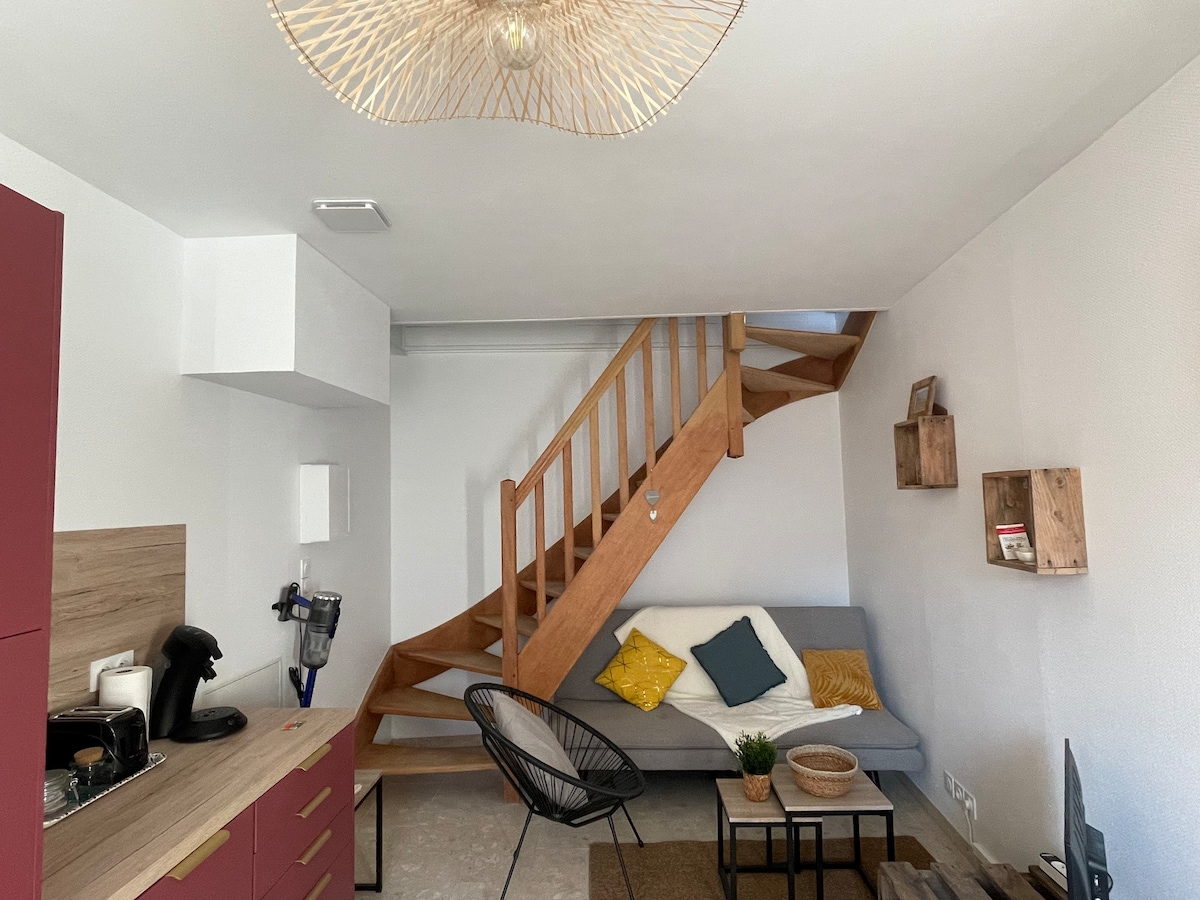 Duplex Le Lorient en plein centre de Mordelles