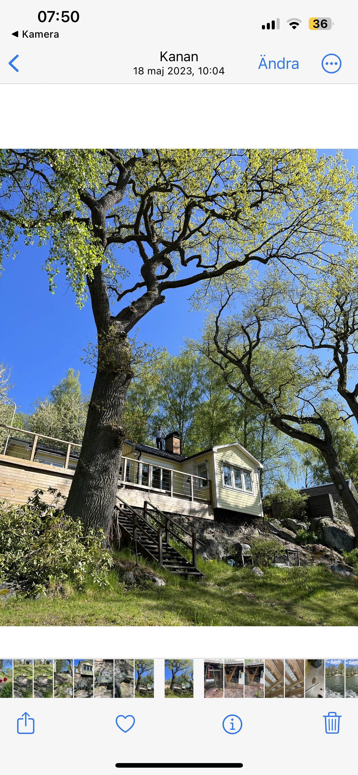 Stockholm, Ekerö på ön Kanan
Strandtomt i Mälaren