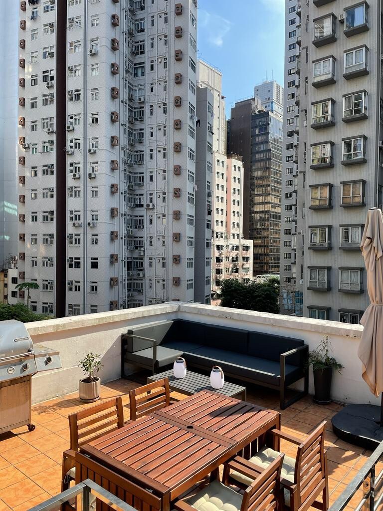 舒适的公寓上环（ Sheung Wan ） ，带私人屋顶