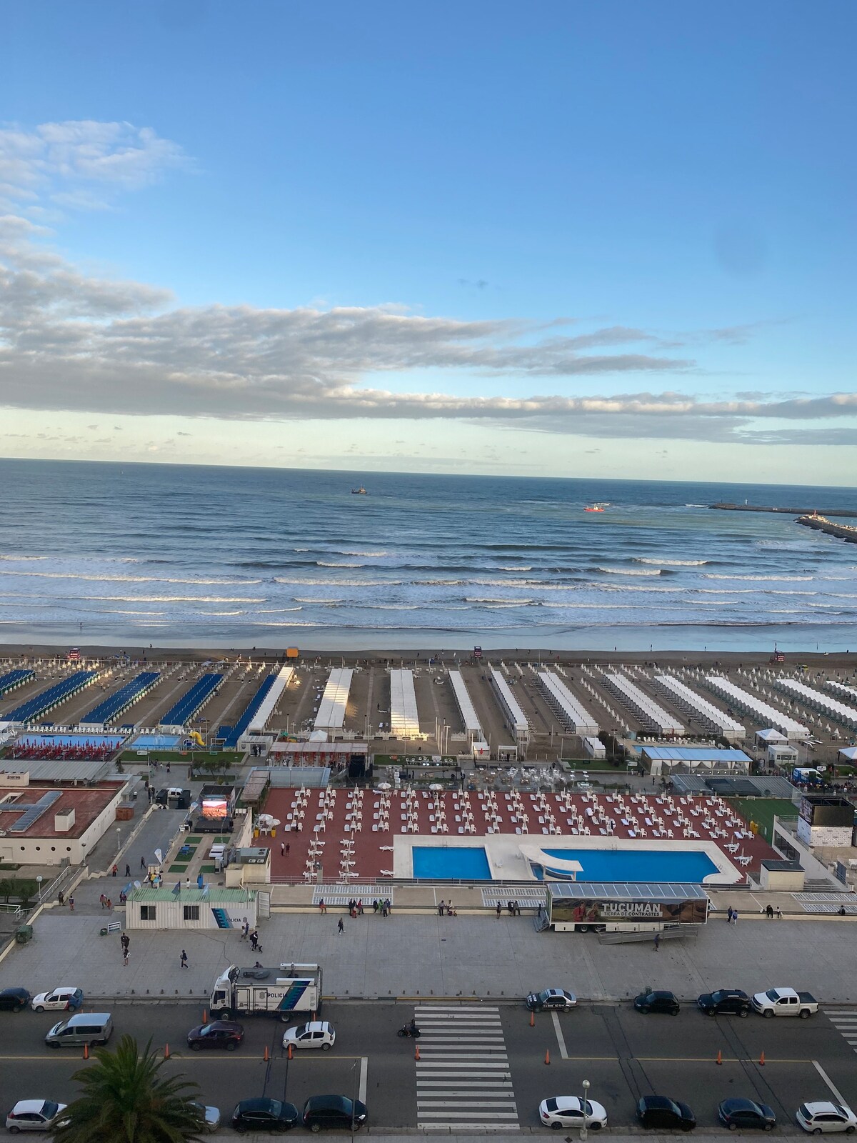 Depto mdq con vista al mar