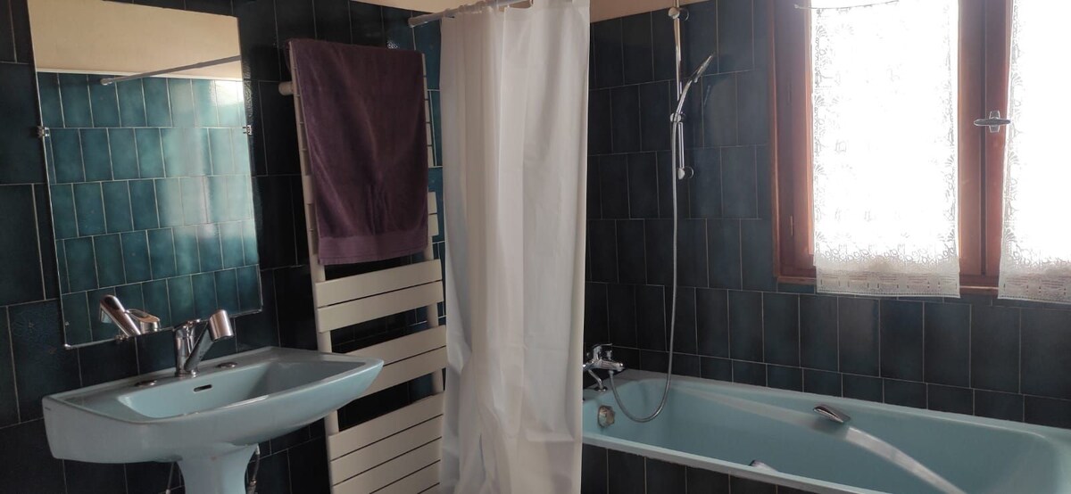 Chambre avec salle de bains privée proche Eurexpo