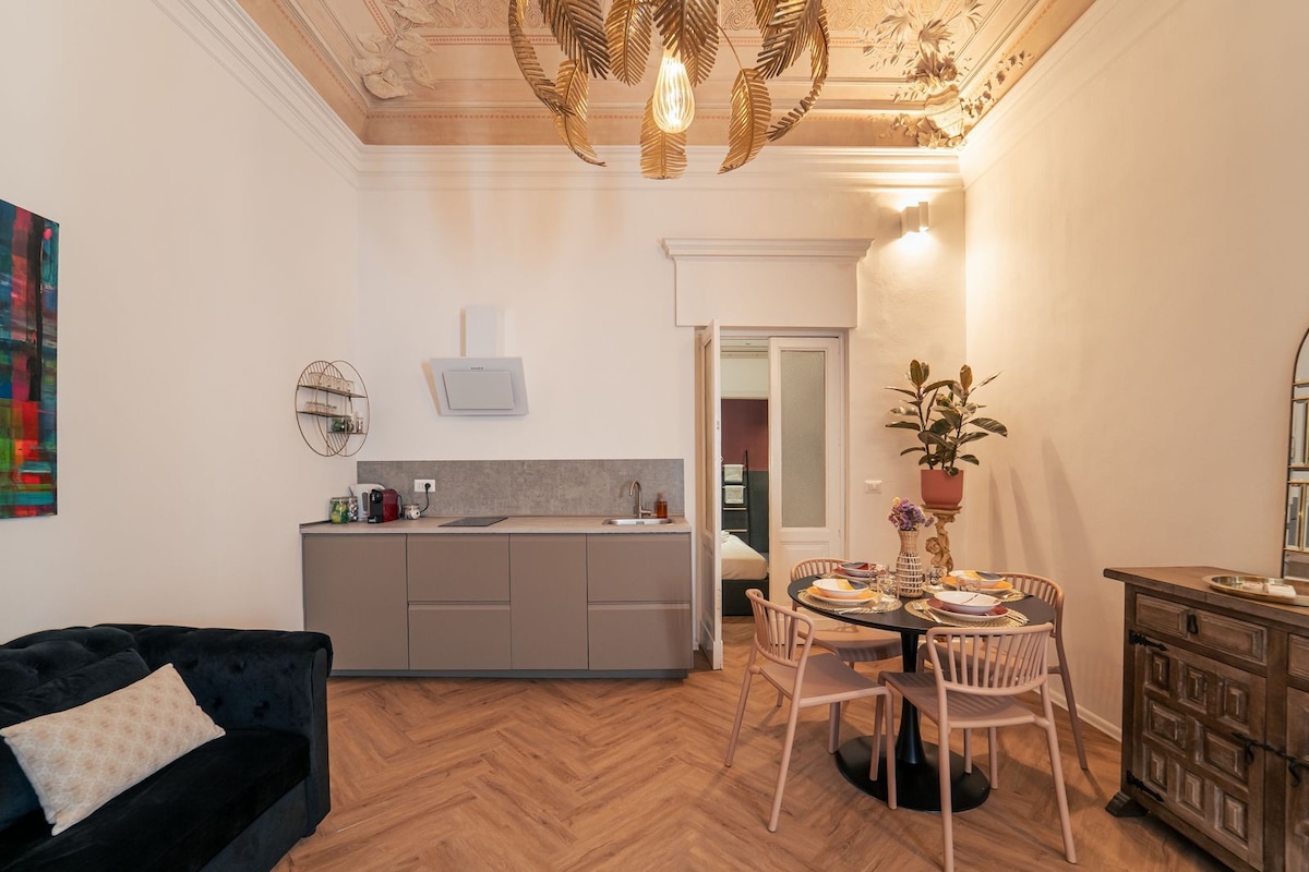 Baroque design apartment in historical city center