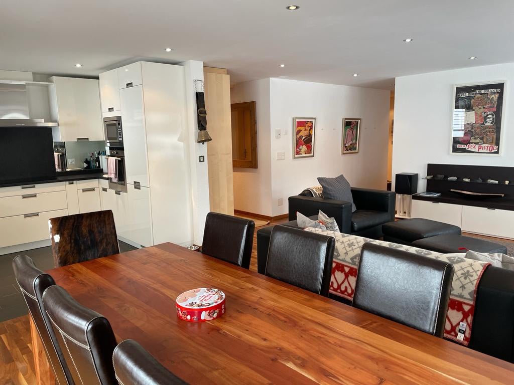 SaasFee 8p, 4 bed/4 bath modern apartment