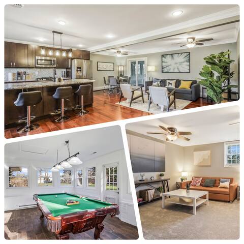 Family Haven Retreat | Near D.C. | Pool Table