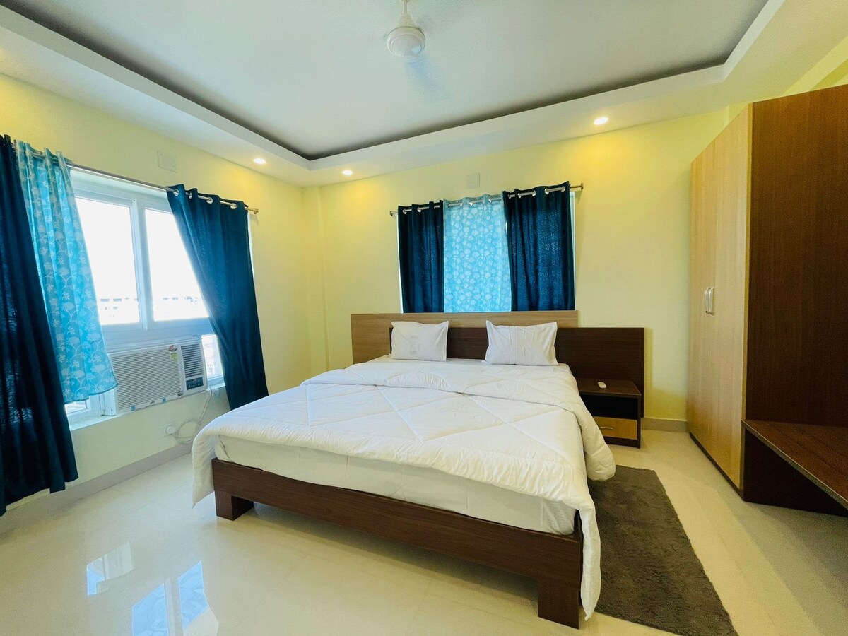 M-Habitat ~ Cosy 1Bhk Serviced Apartment in Puri