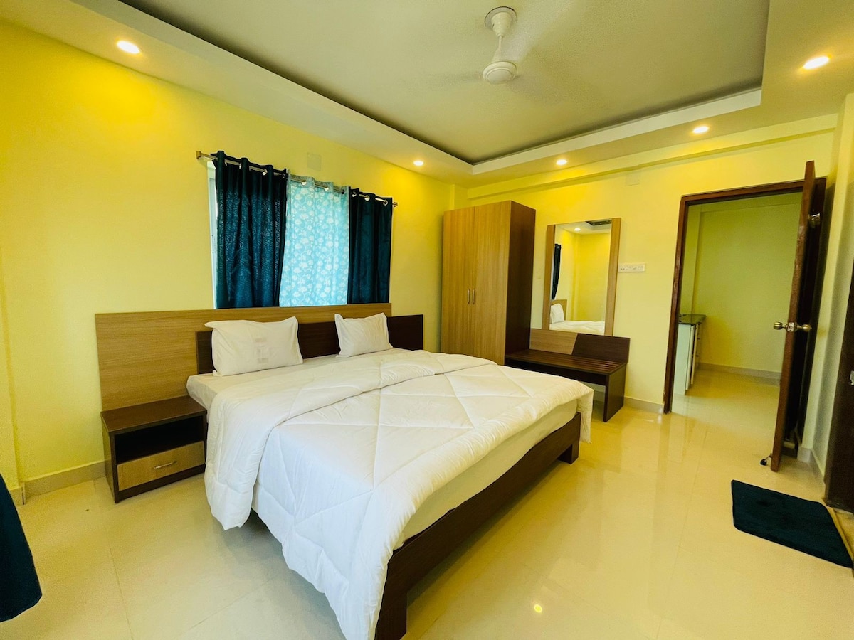 M-Habitat ~ Cosy 1Bhk Serviced Apartment in Puri