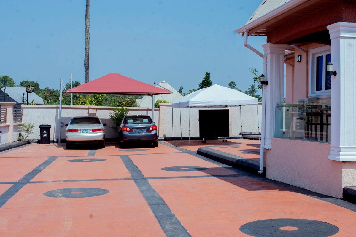 A room in a house with amenities