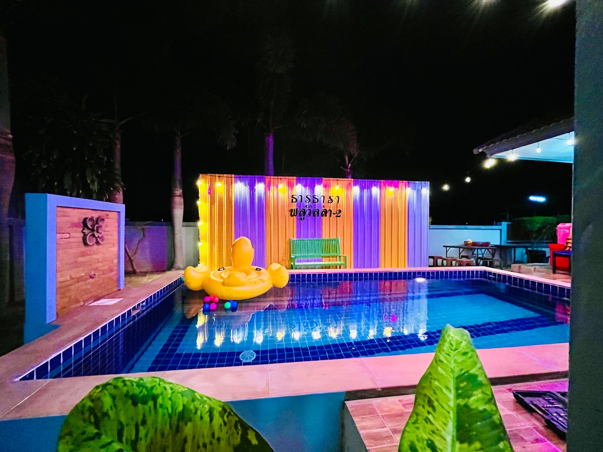 Dream pool villa 2
芭提雅/独栋别墅/派对/泳池烧烤/厨房/原生态/环境安静