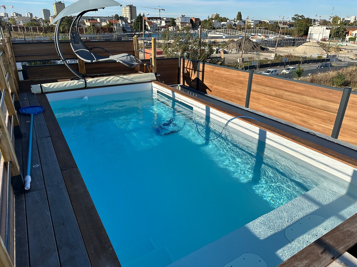 Maison d’architecte 100 m carrés avec roof top