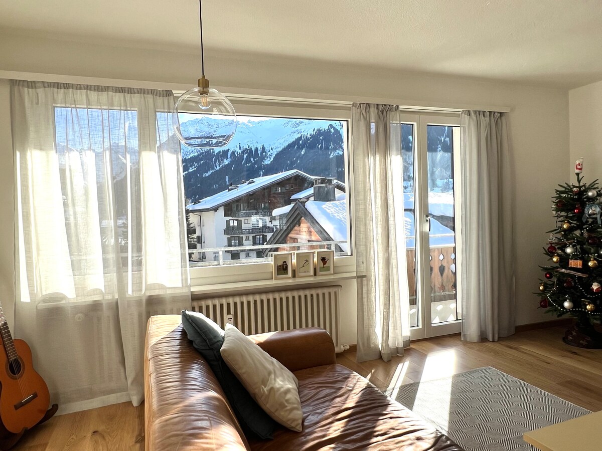 俯瞰Klosters的美景