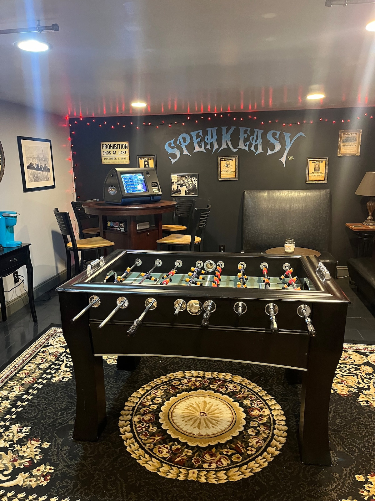 The hideaway Speakeasy getaway/Game Room