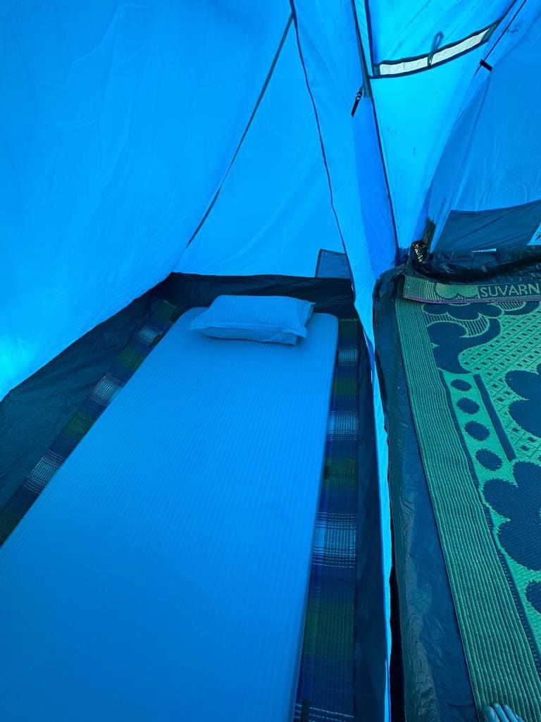 Spacious tent in naturescape at Indigo Green Camp