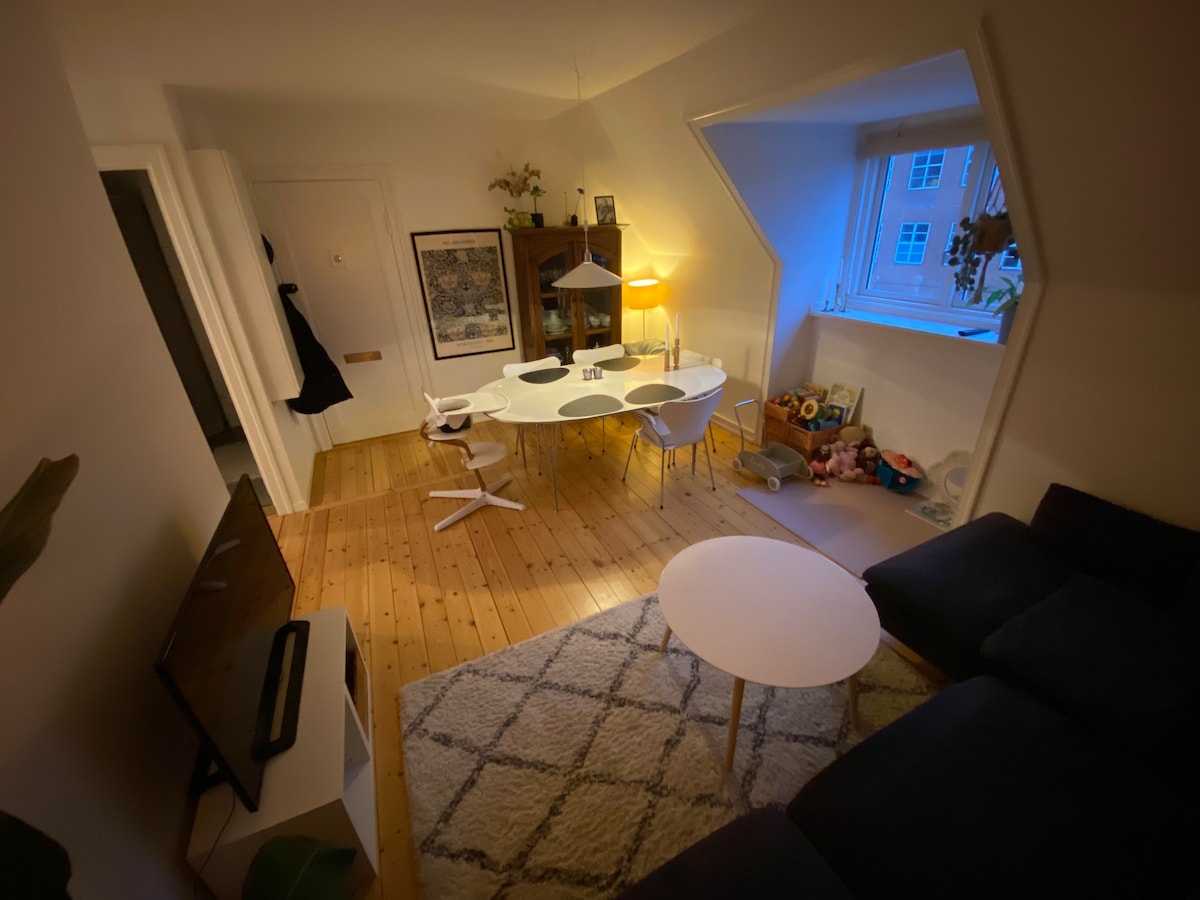 Hyggelig lejlighed i København