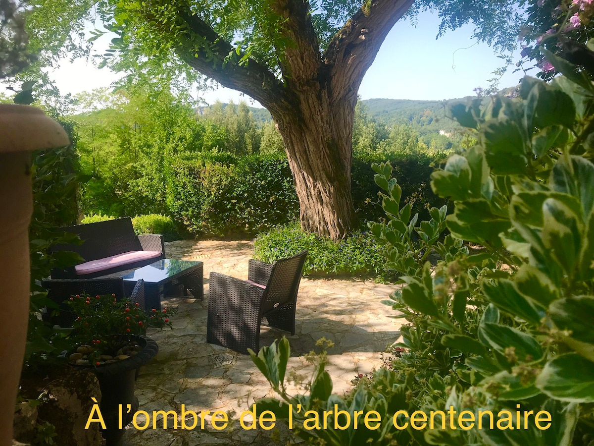 Périgord vue exceptionnelle sur vallée Dordogne