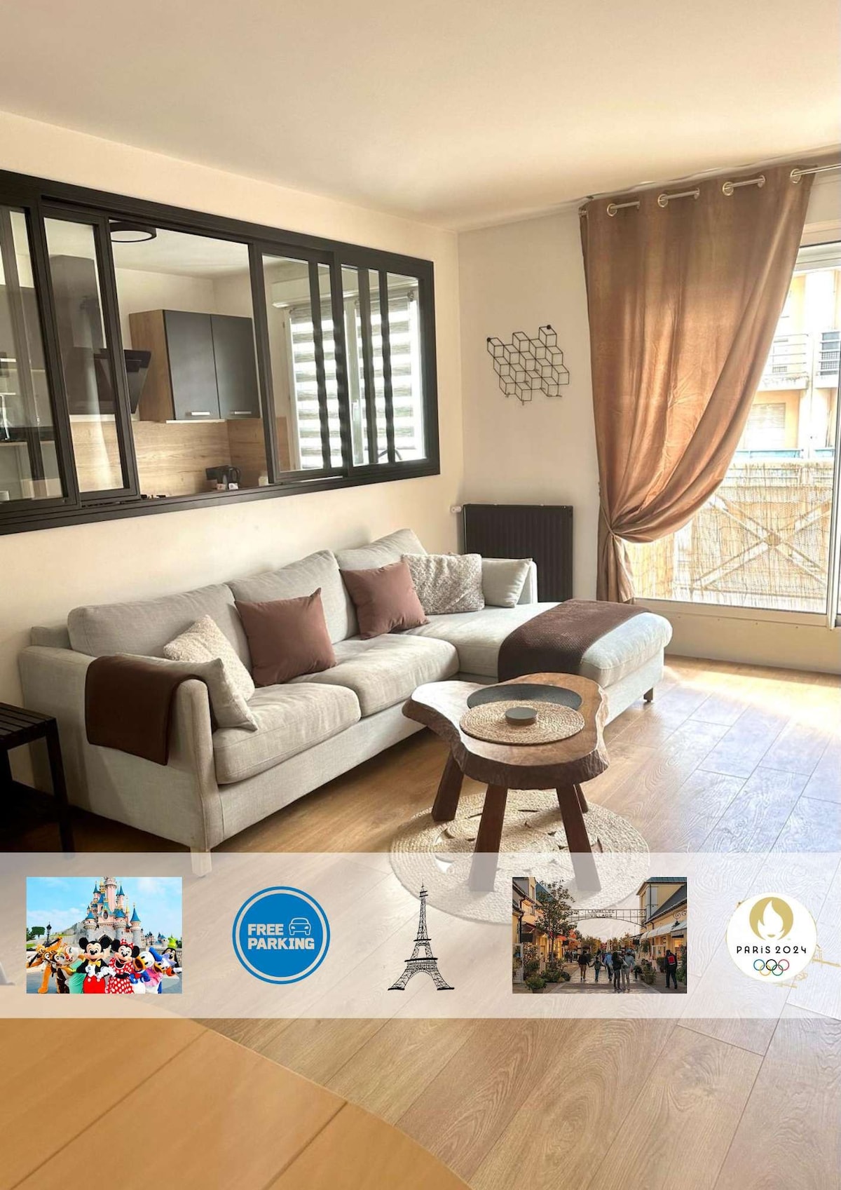 Appartement Cosy Disneyland - JO 2024 - Paris