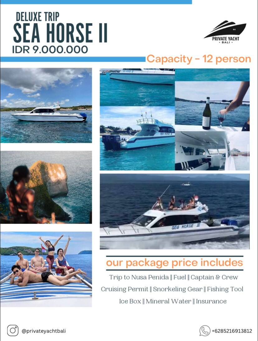 巴厘岛私人游船之旅：前往珀尼达岛