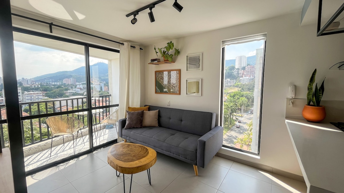 Apartamento céntrico con vista a las montañas