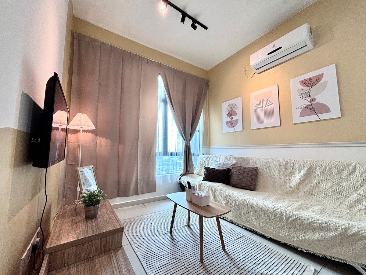 CozyMujiHome 2Bd4Pax @DSummit JBKempas｜FreeNetflix