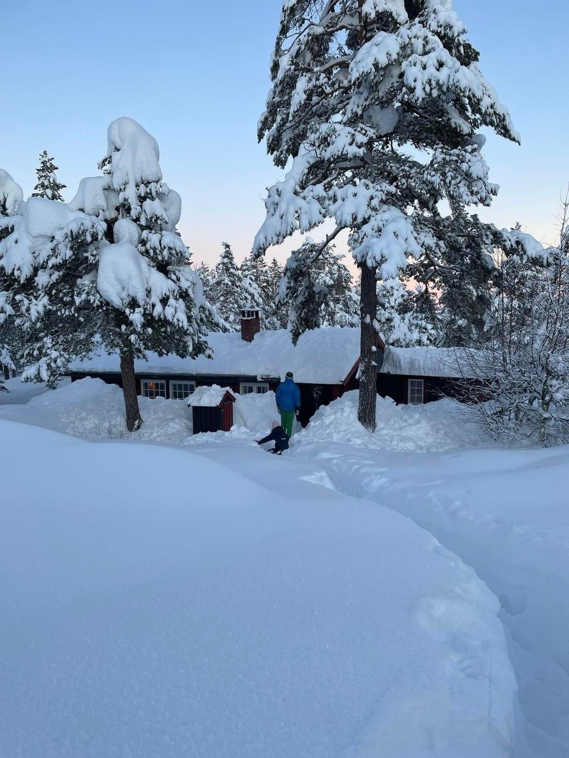 Sjarmerende hytte med 8 sengepl.