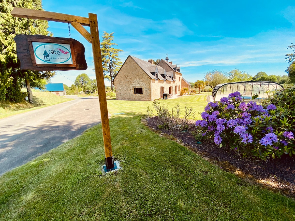 Gîte familiale avec piscine