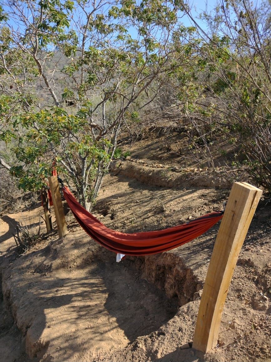 rincón natural para acampar