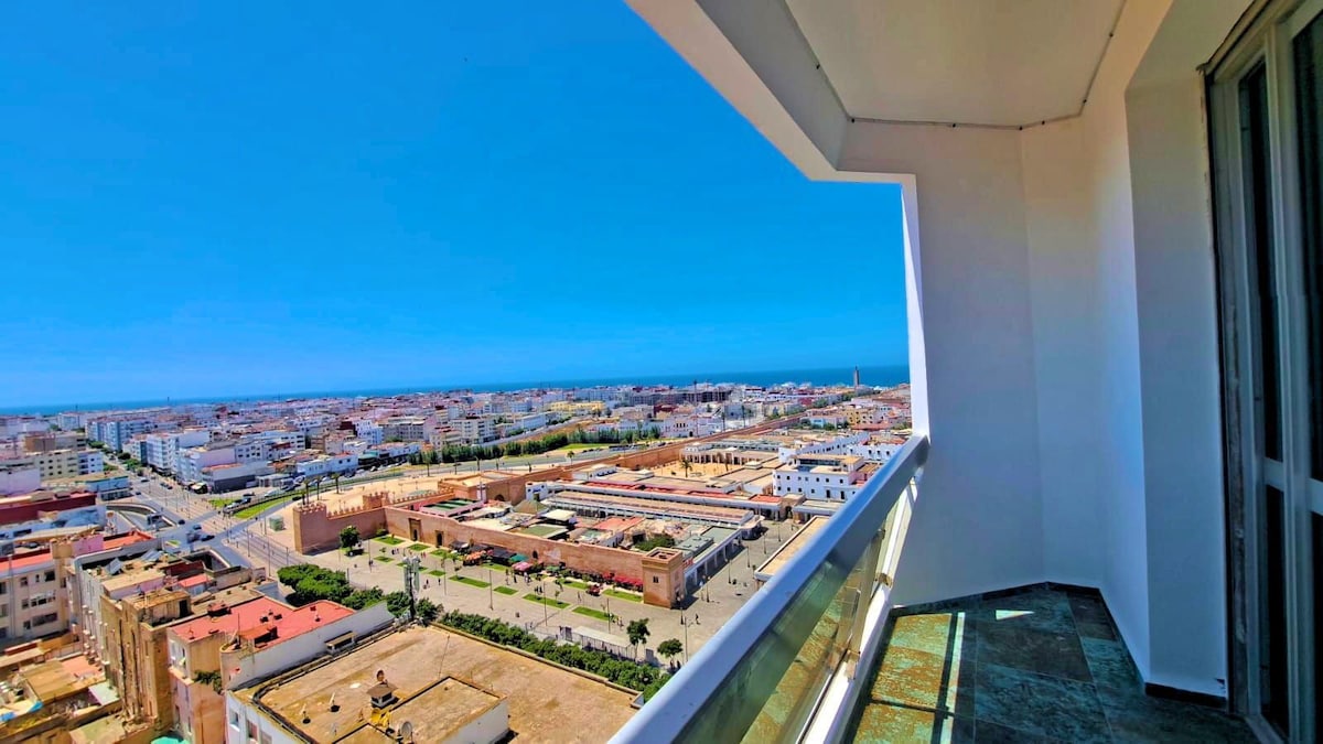 Rabat vue du ciel N° 2, majestueux et panoramique
