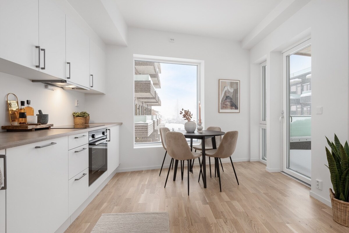 New 2 bedroom apartment near Granåsen
