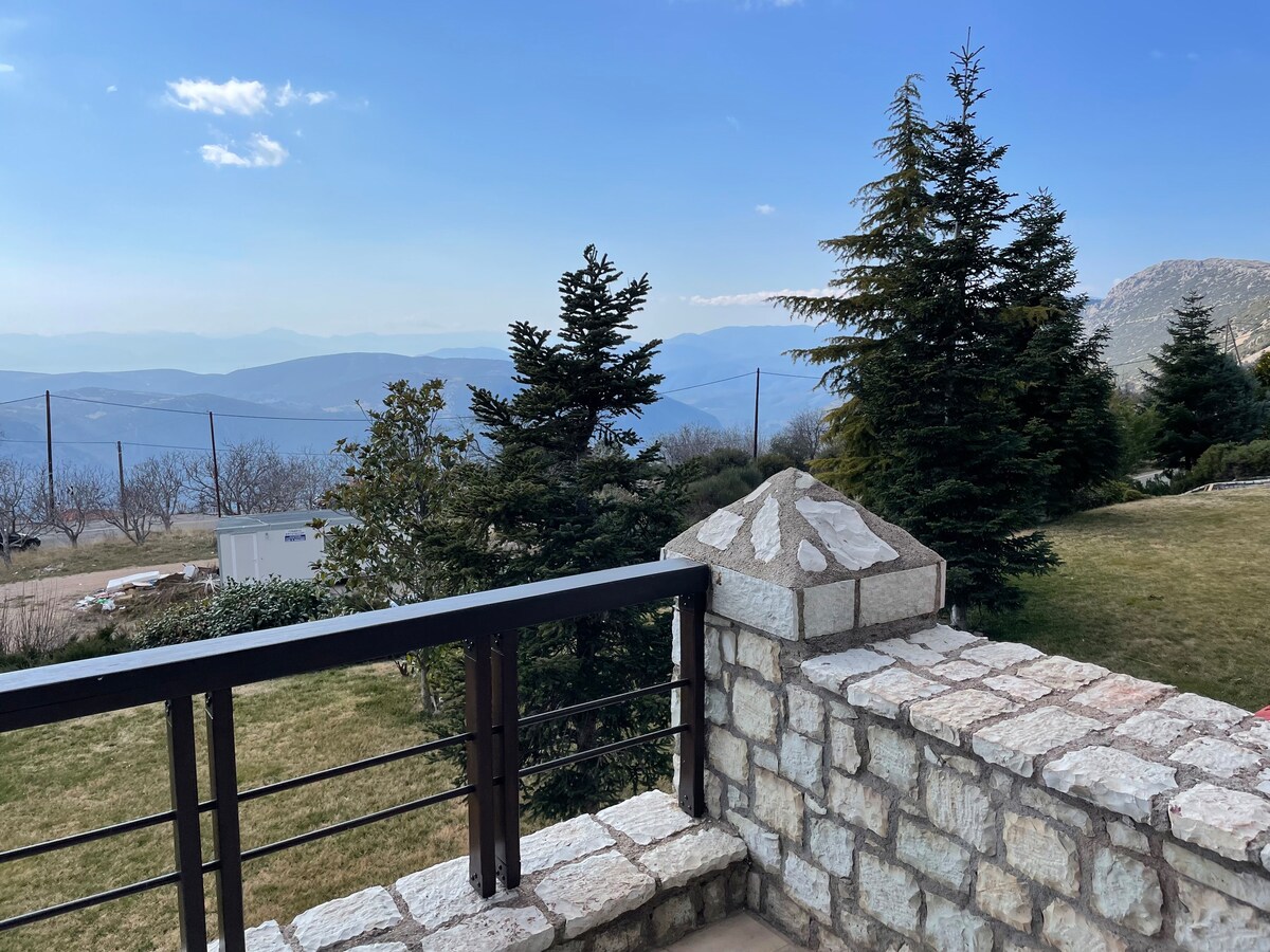 Delphi Gorge-view Chalet, Arachova