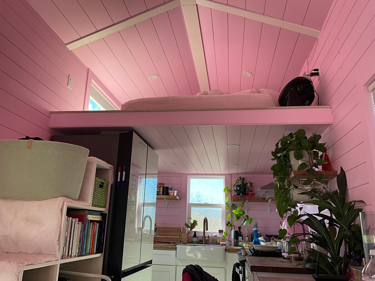 Pink Tiny House w/Loft