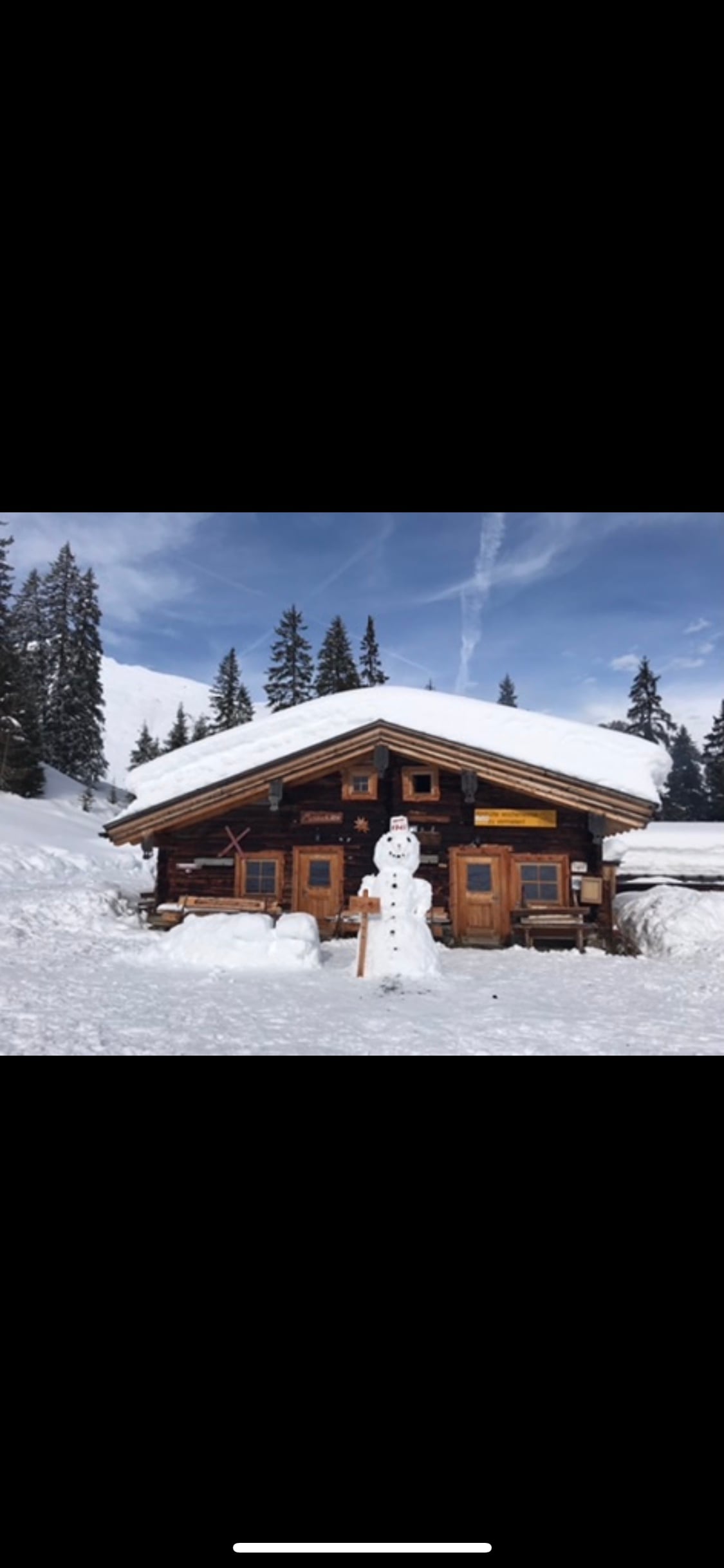 Maurachalm direkt an der Skipiste