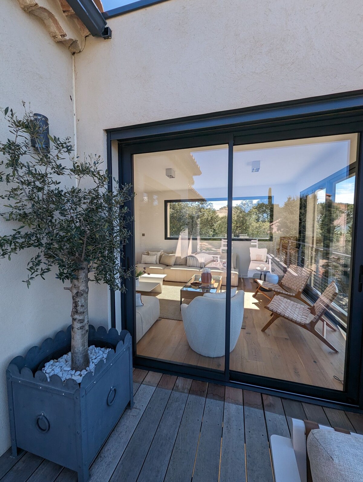 Maison contemporaine avec belles vues