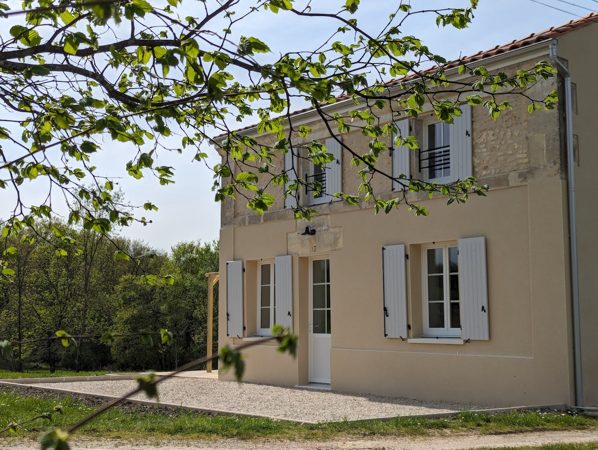 Gîte paisible à 5 min de Cognac!